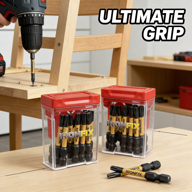 Drill Bits - Hochwertiges 20-teiliges T25-Schraubendreher-Bit-Set für Elektrobohrmaschinen, Werkzeugkasten,