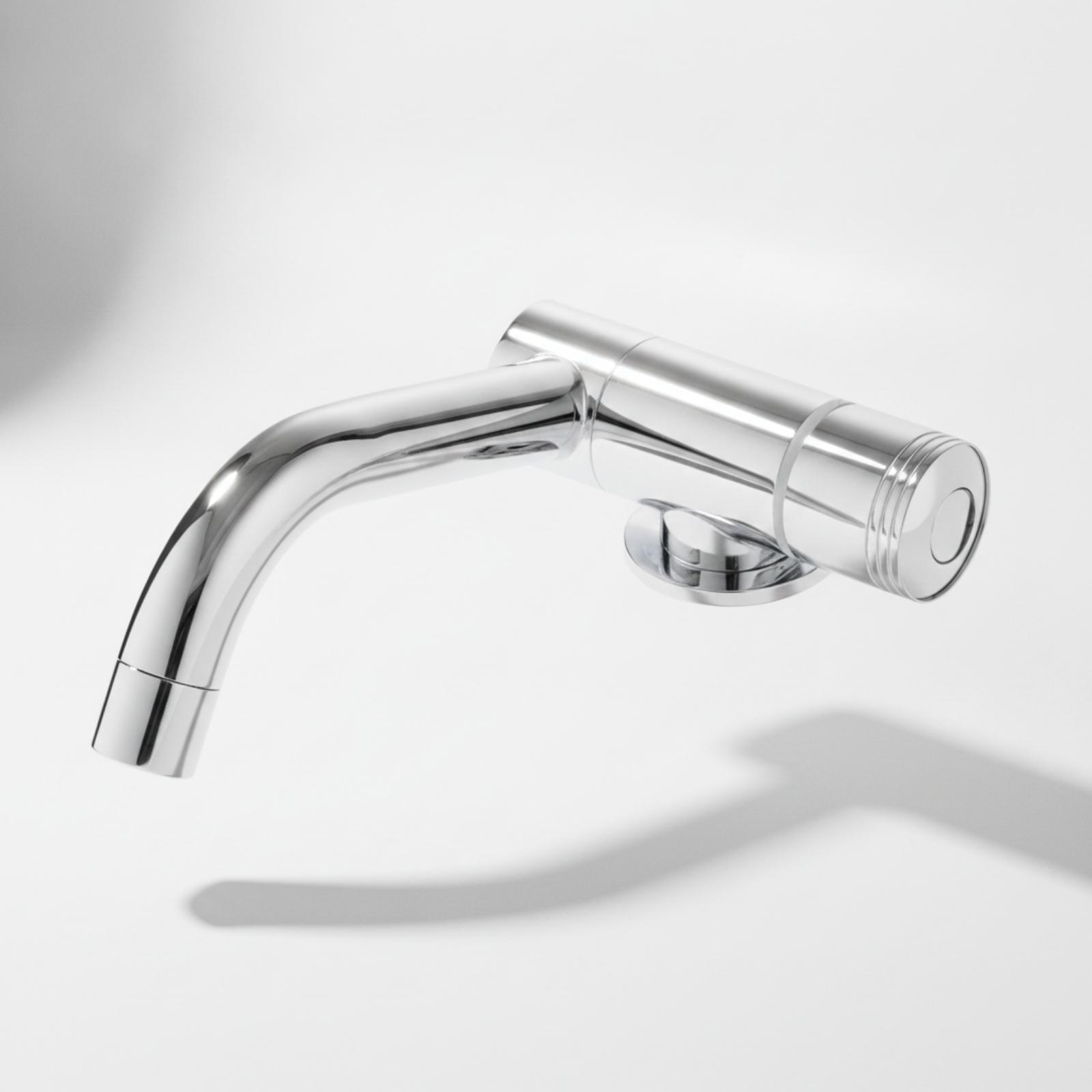 Faucet - Einzel-Spülbecken mit gehärteter Glasabdeckung und Edelstahl-Wohnmobil-Wasserhahn-Kombination