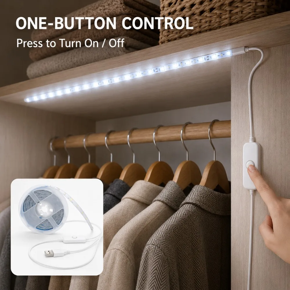 LED-Lichtstreifen, USB-Tastens – Led Strip Lights Bewertung und Preis