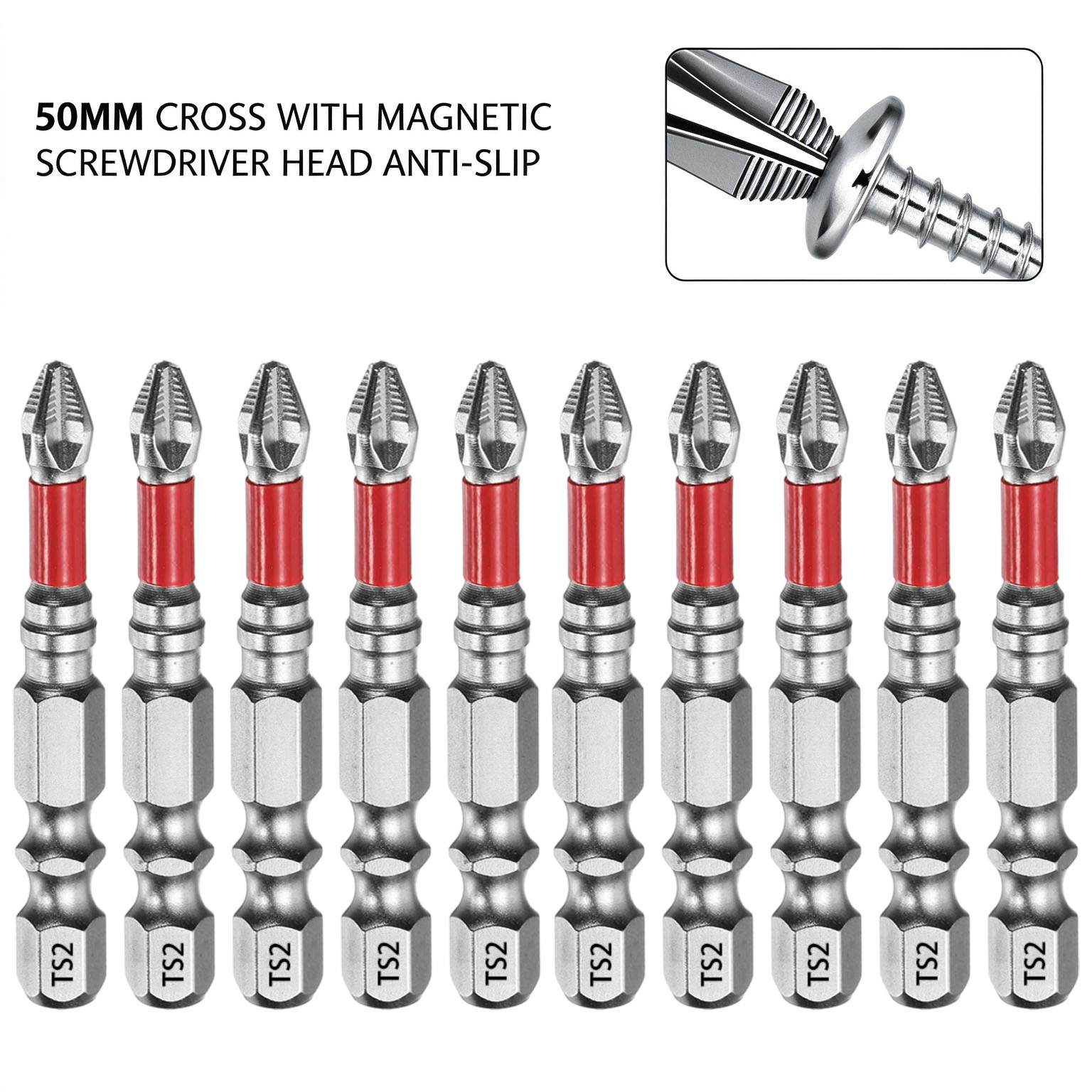 25-teiliges Set mit 50-mm-Schr – Drill Bits Bewertung und Preis