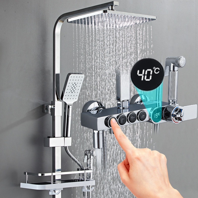 Luxus Silber Led Digital Displ – Faucet Bewertung und Preis
