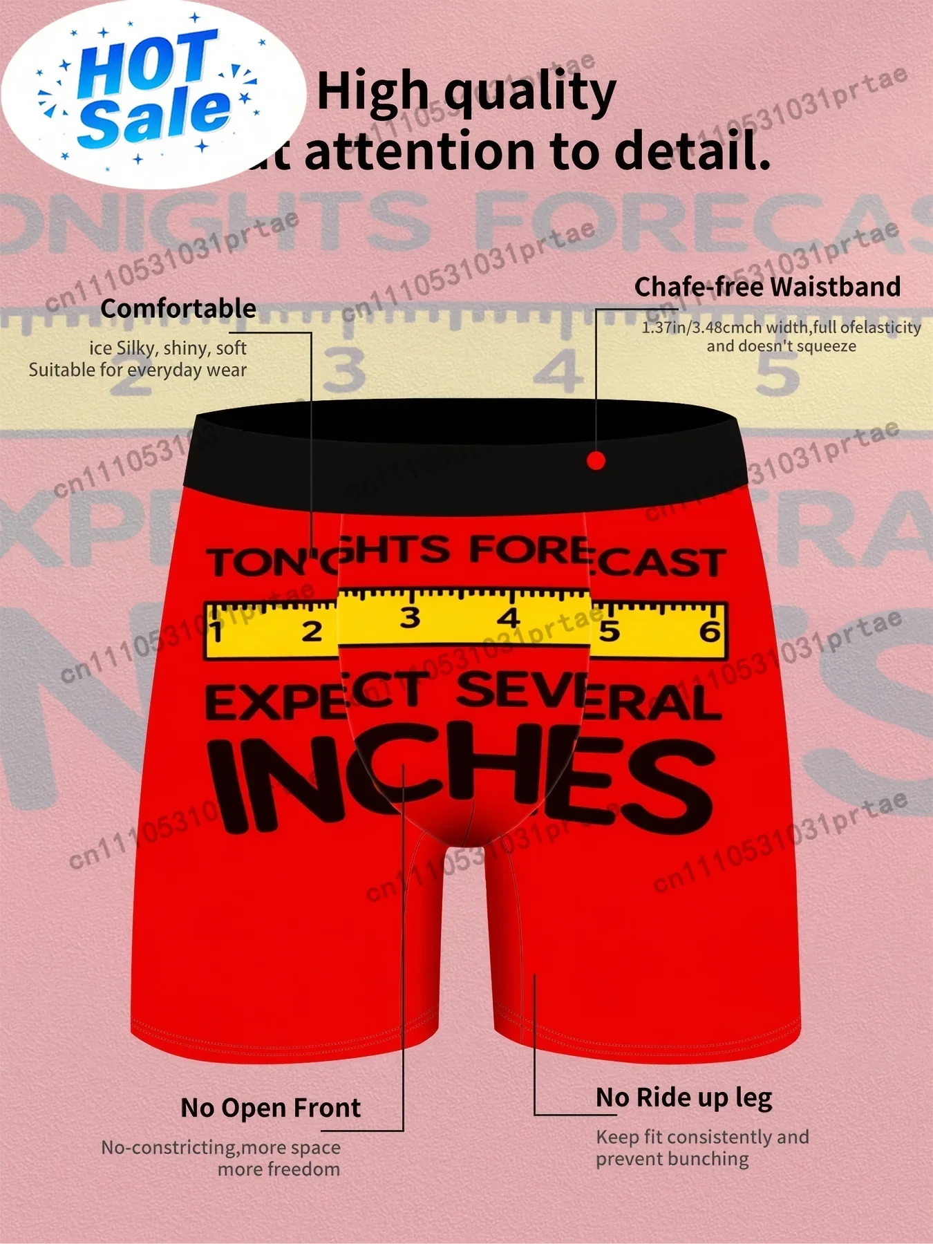 Neuartige Maßband-Unterwäsche  – Tape Measure Bewertung und Preis