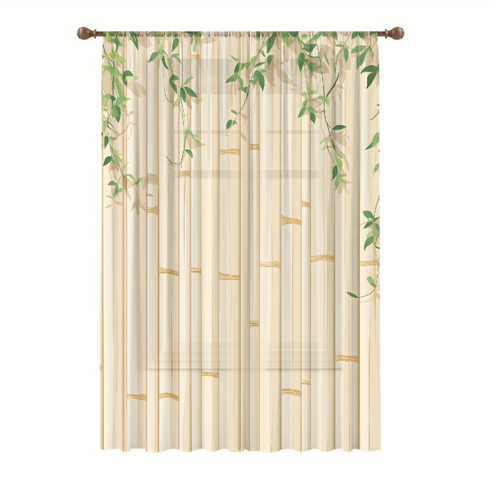 1 Stück transparenter Vorhang  – Curtain Rods Bewertung und Preis