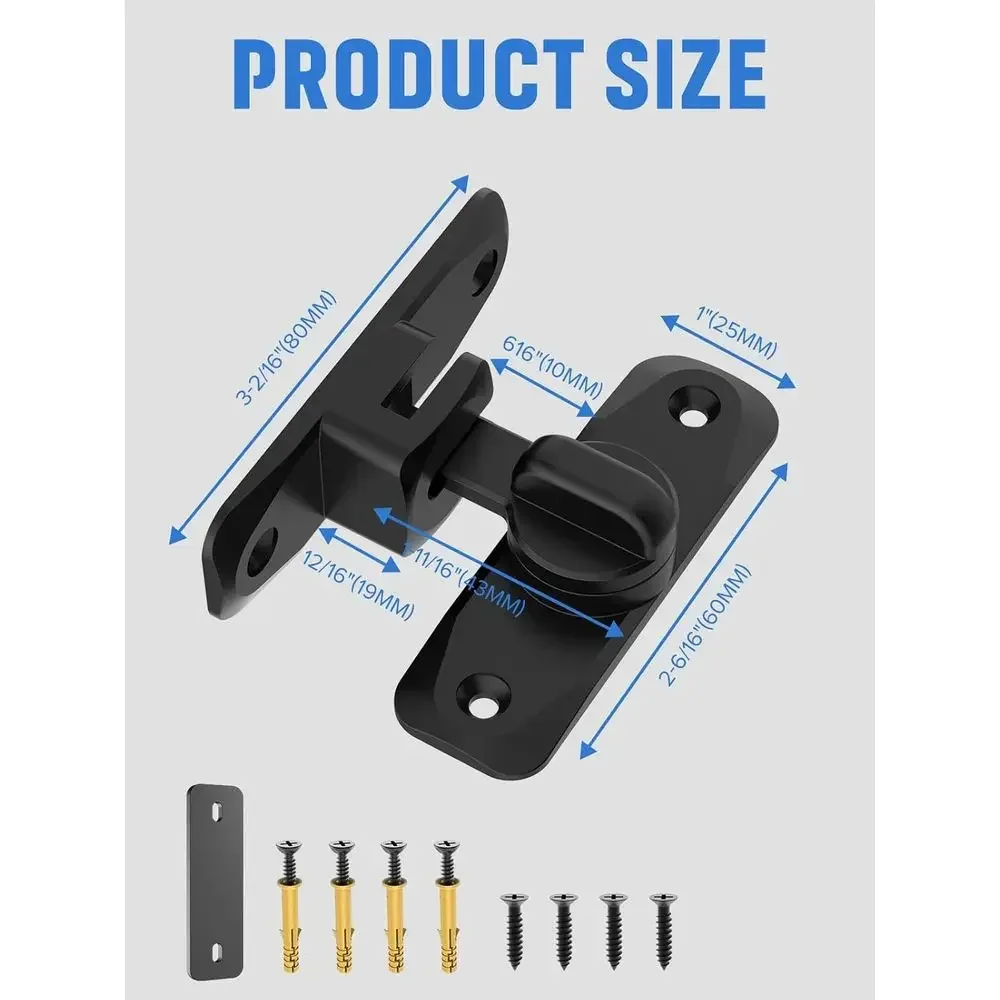 90/180 Grad drehbarer Scheunen – Door Lock Bewertung und Preis