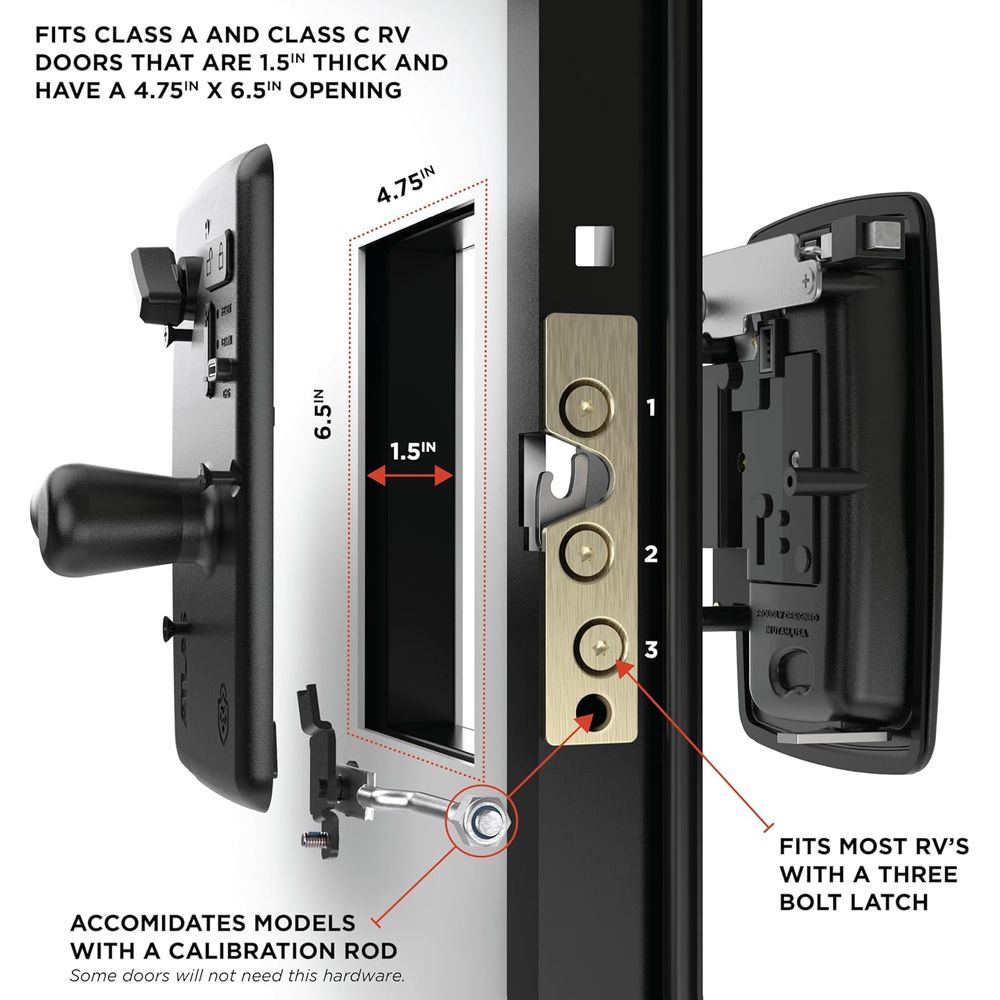 Atlas RV-Türschloss für Wohnmo – Door Lock Bewertung und Preis